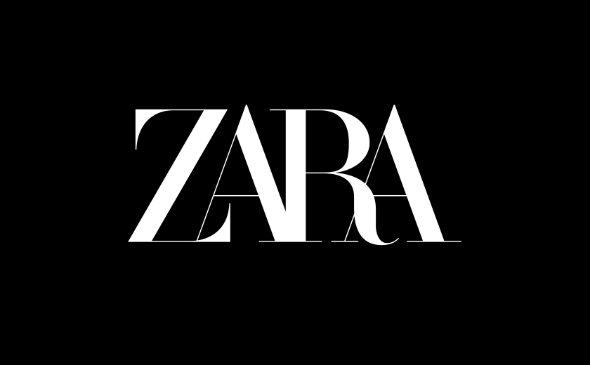 知名服装品牌zara升级logo设计风格不走寻常路